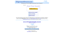 Desktop Screenshot of edgewaterowners.com